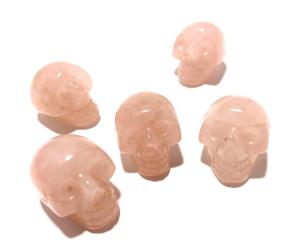 Skalle i Rosenkvarts