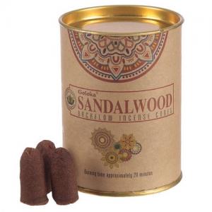 Goloka Backflow Natures Sandalwood Rökelsekoner