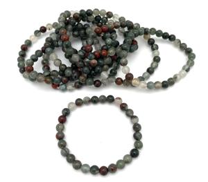 Drakblodsjaspis armband