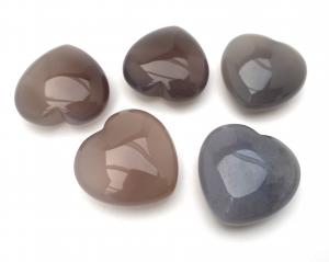 Grå agat hjärta