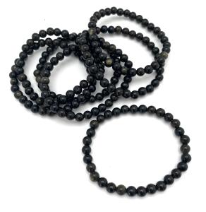 Guldobsidian armband