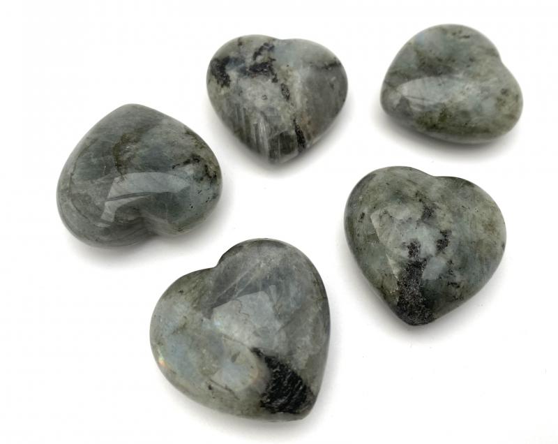 Labradorit hjärta - amulett