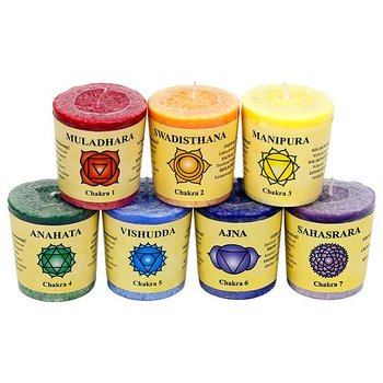 Chakra doftljus - 7 Olika Dofter - Set