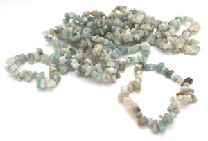 Amazonit armband chips