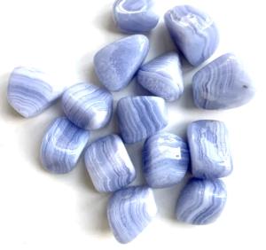 Blå bandagat trumlad