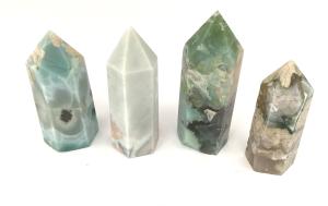 Grön blomster agat - torn