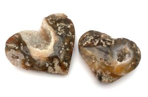 Röd mossagat hjärta