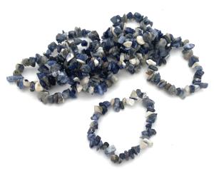 Sodalit armband chips