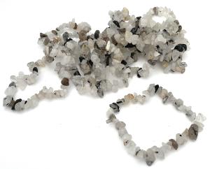 Turmalin kvarts armband chips