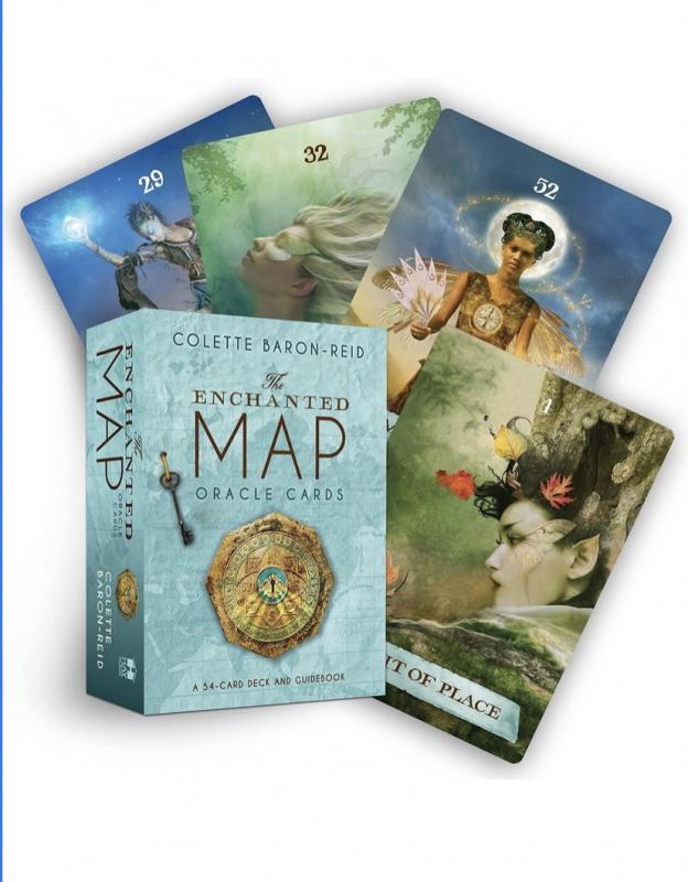 The enchanted Map Oracle cards
