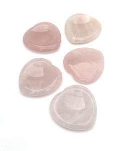 No worry hjärta Rosenkvarts