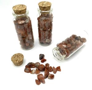 Wishbottle Röd band agat