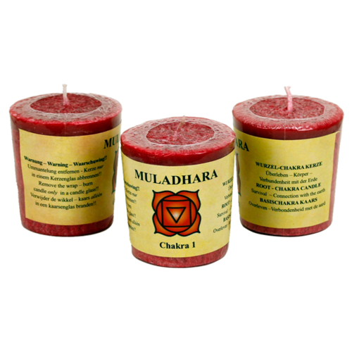 Chakra doftljus - Muladhara - Chakra 1 (Röd) -Kraft