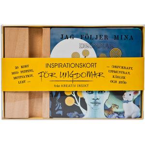 INSPIRATIONSKORT FÖR UNGDOMAR 39 kort med pepping, motivation, lust, (driv)kraft, uppmuntran, kärlek och stöd för ungdomar.