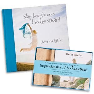 LIVSKONSTNÄR-PAKETET - BOK & KORT MED RABATT Paketet för dig som verkligen vill ha förändring i ditt liv och uppnå dina drömmar!