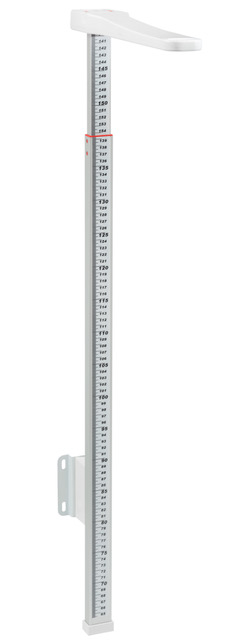 Längdmätare 0,77 - 2,10 M, Väggmontage, aluminium