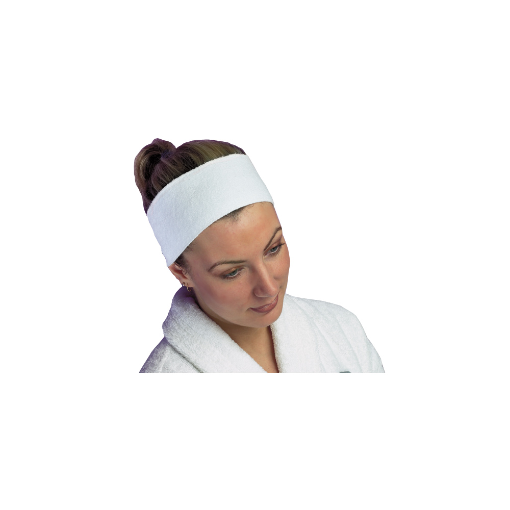 Hårband frotté 1st. Vit
