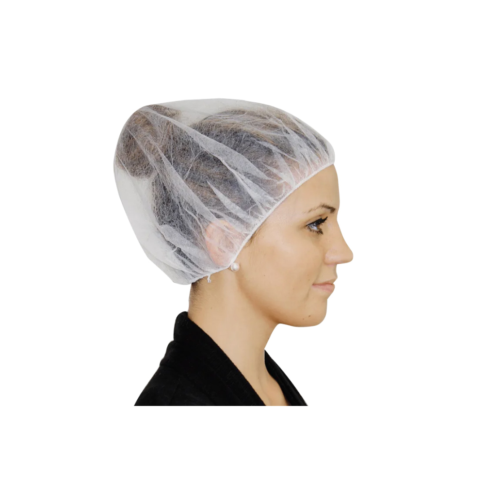 Skyddshätta, Vit, 100st