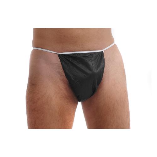 Engångstanga för män, svarta