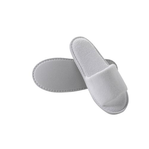 Slippers med öppen tåkappa och fast sula, 1 par