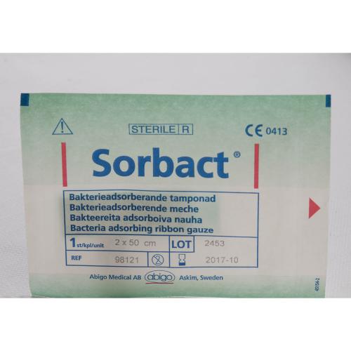 Sorbact Tamponad, 2x50cm, 1 st.