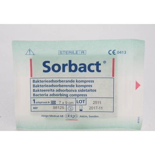 Sorbact Kompress 7 x 9cm, 1st