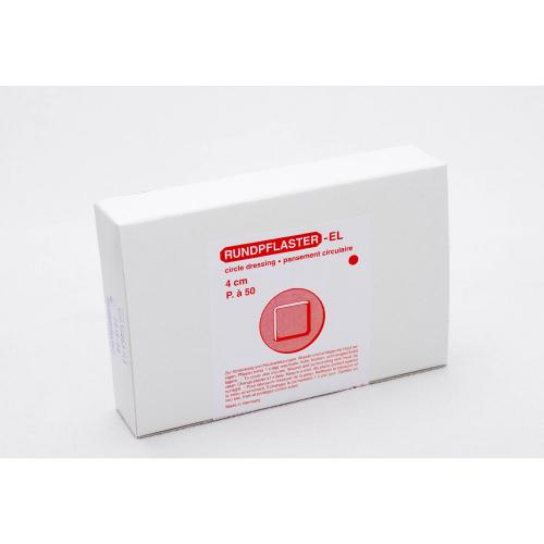 Plåster rund 4 cm  50 st/frp.