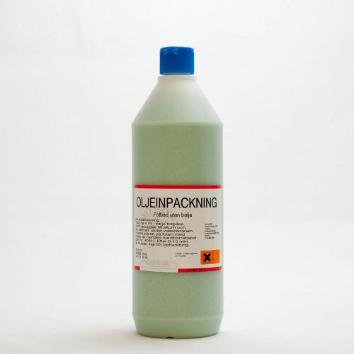 Oljeinpackning, 1 liter