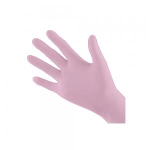 Handskar Nitril, rosa, S, 100st/pkt
