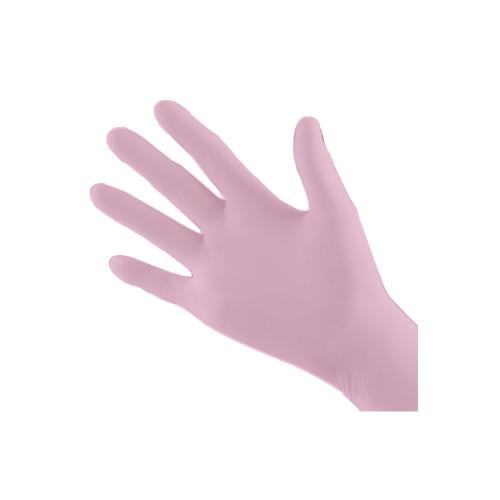 Handskar Nitril, rosa, M, 100st/pkt
