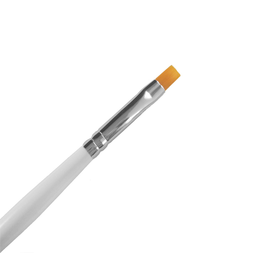 Pensel för nagelbygg gel, i tubförpackning.