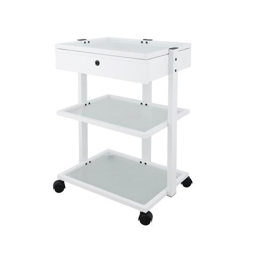 Avlastningsbord med glashyllor