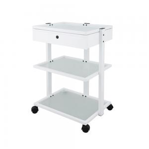 Avlastningsbord med glashyllor