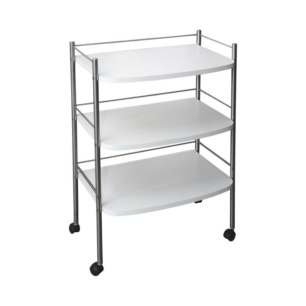 Avlastningsbord, med hjul, 3 plan