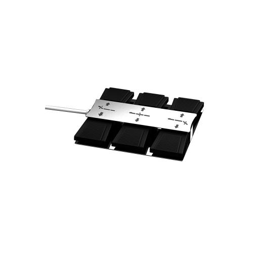 Fotpedal till behandlingssäng med 3 motorer.