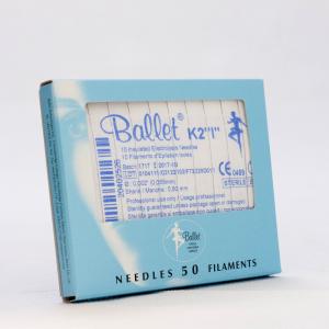 Ballet nålar, isolerade K2