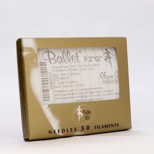Ballet nålar, guldpläterade F3