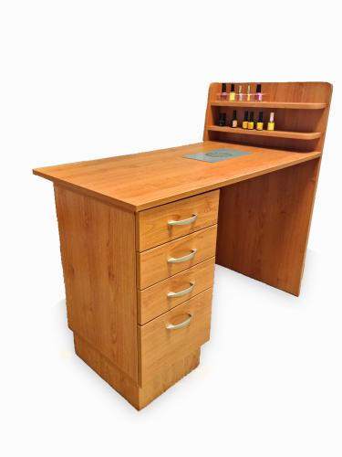 Manikyrbord med utsug - Brun