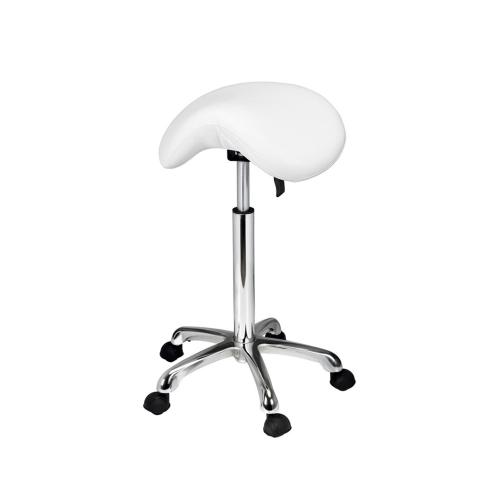 Arbetsstol, sadel, kromat underrede,