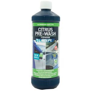 Citrus Pre-Wash, Typhoon, Aluminumsäkert förtvättmedel (TFR) 1 Liter.