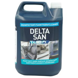 Delta San, desinficerande rengöringsmedel, koncentrat, 5 Liter