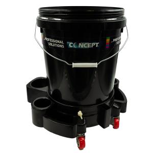 Tvätthink 19 lit. komplett med vagn, galler och tillbehörslåda.