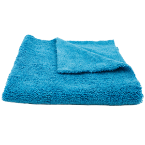 Mikrofiber, sömlös - 40x40 cm, blå 420 gsm.