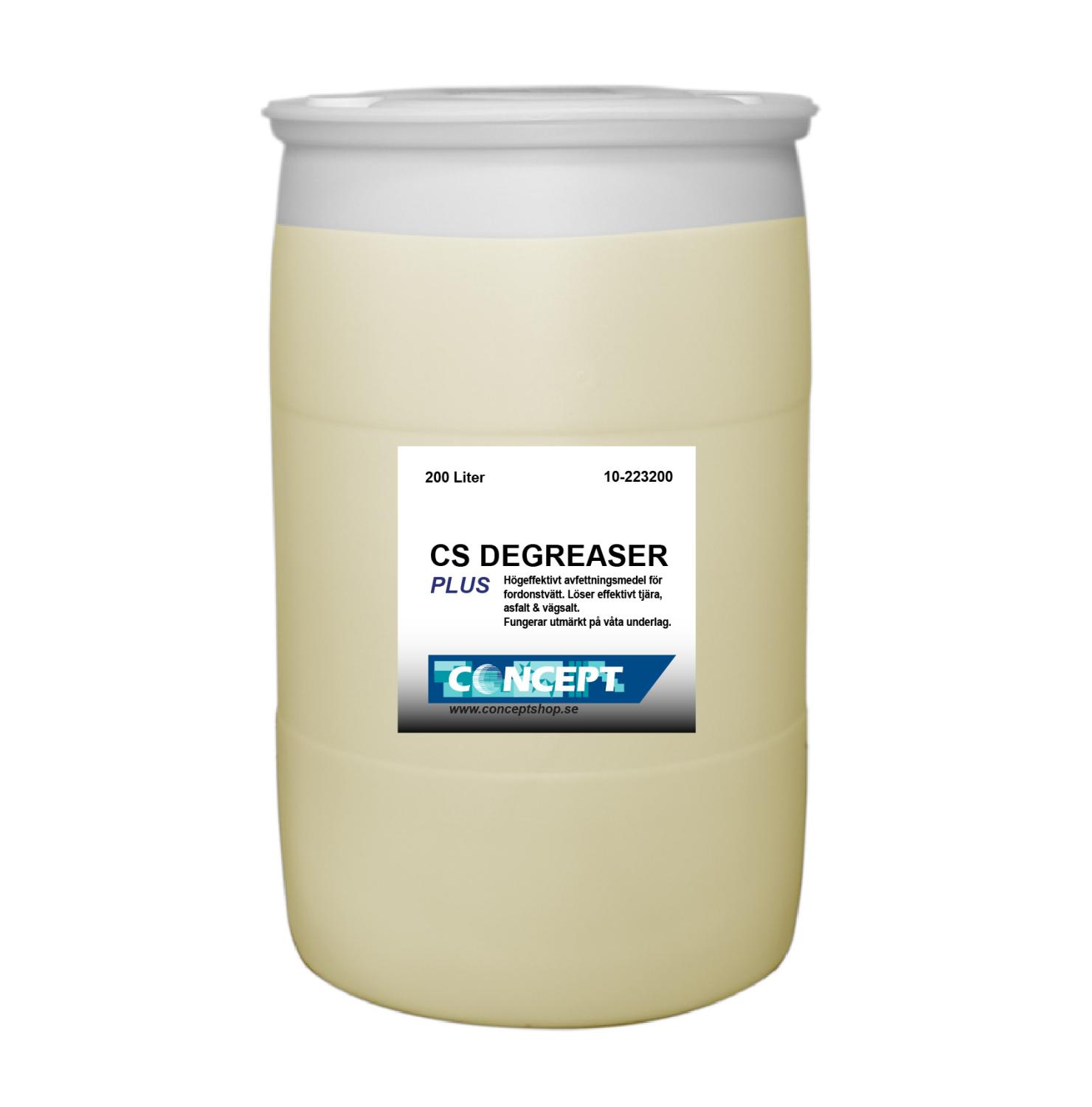 CS Degreaser Plus Premium Kallavfettning, Helfat 200 Liter