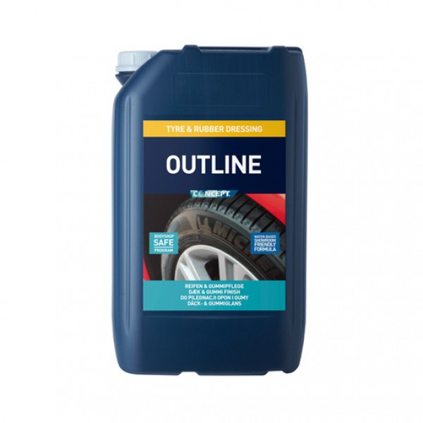 Outline, Vattenbaserad vinylglans, 25 Liter