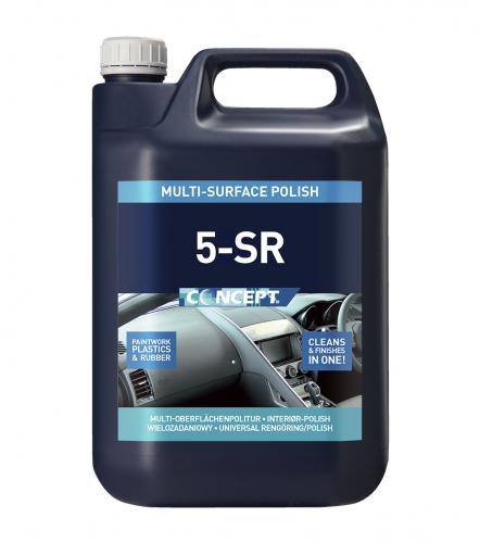 5-SR Action Polish, vinyldressing för in & utv. plast, 5 Liter