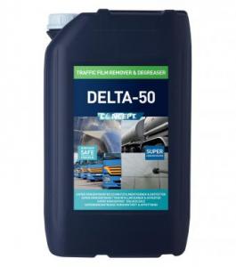 Delta-50 PLUS, Kraftfullt alkaliskt förtvättmedel, 25 Liter