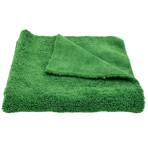 Mikrofiber, sömlös - 40x40 cm, grön 420 gsm.