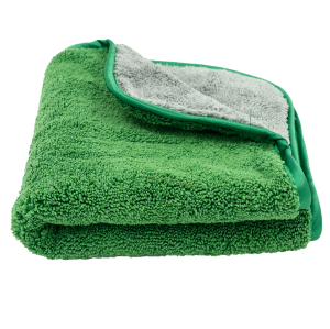 Microfiber av Premiumkvalitet, Grön 820 gsm, 38 x 38 cm.