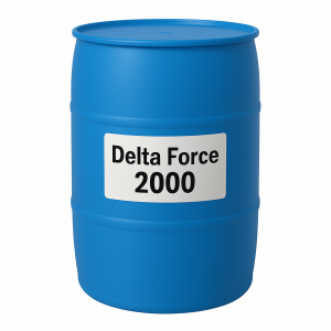 Delta Force 2000, Högkoncentrerat alkaliskt förtvättmedel, 200 Liter.